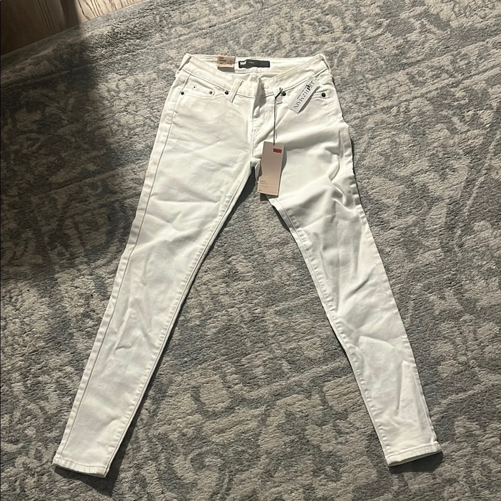 Levi's White Skinny Jeans Modern Fit